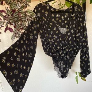 Flowy free people bodysuit